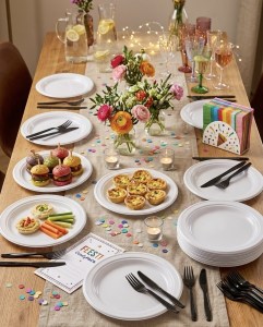 plastic borden-feest-tafel